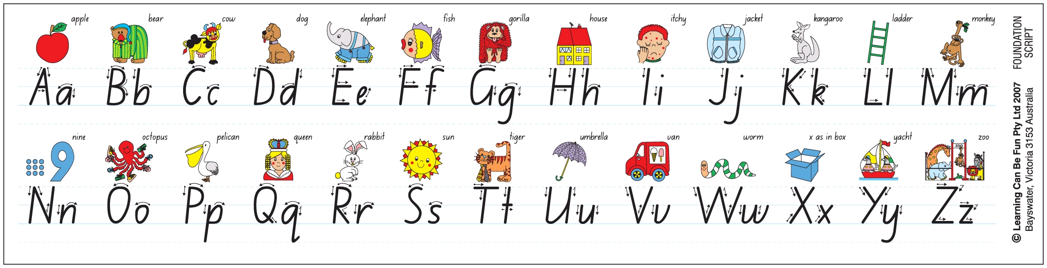 Alphabet Desk Strip Foundation (1) by Learning Can Be Fun ... Alphabet Desk Strip Foundation (1) by Learning Can Be Fun ...