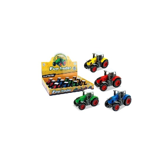 Die Cast Pull Back Farm Tractor Wombats Toy Shop