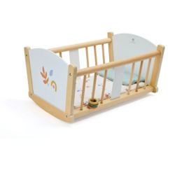 Eureka Kids Rock A Bye Wooden Cradle