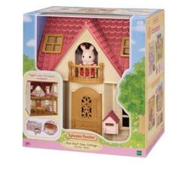 Sylvanian Red Roof Cosy Cottage Starter Home