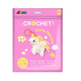 Avenir Crochet Keychain Curly Unicorn