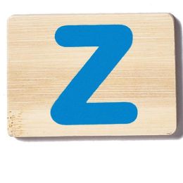 Name Train Bamboo Letter Z