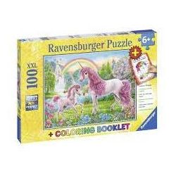 Ravensburger 100pc Glitter/colour Unicorn