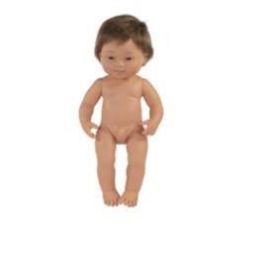 Miniland 38cm Downs Caucasian Boy Undressed (d)