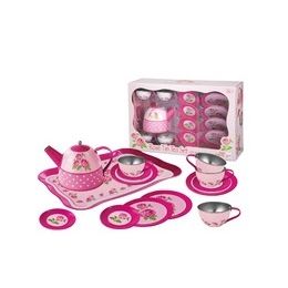 Kaper Kidz Rose Tin Tea Set 15pc