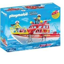 Playmobil Fire Rescue Boat