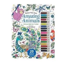 Colour Your Own Amazing Animals Wall Art