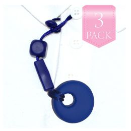 Shirt Saver – Button Hole – Circle – 3 pack Navy Blue