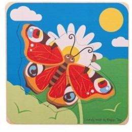 Bigjigs Lifecycle Layer Puzzle Butterfly