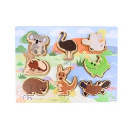 Bush Buddies Australian Animals Wooden Chunky Puzzle