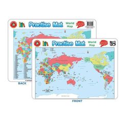 Practise Mat World Map