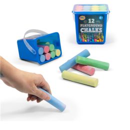 Playground Chalk 12pc Bucket