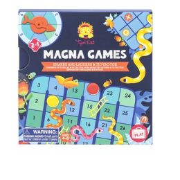 Tiger Tribe Magna Games Snakes & Ladders & Tic Tac Toe