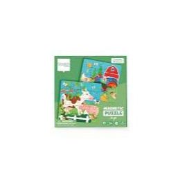 Magnetic Puzzle Book On The Go Farm