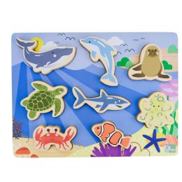 Wooden Chunky Sea Animal Puzzle