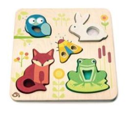 Tender Leaf Touchy Feely Animals Puzzle