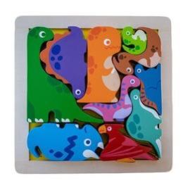 Kiddie Connect Dinosaur Chunky Puzzle