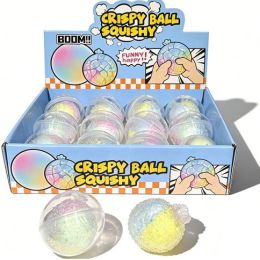 Squishy Icy Textured Multi-Colour Ball assorted