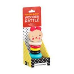 Petit Collage Bubby Wooden Rattle Toy