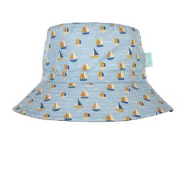 Acorn Sail The Bay Wide Brim Bucket Hat Small