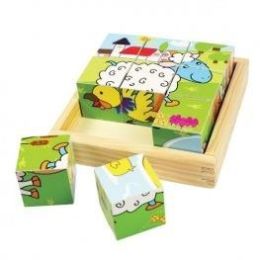 Bigjigs Animal Cube Puzzle