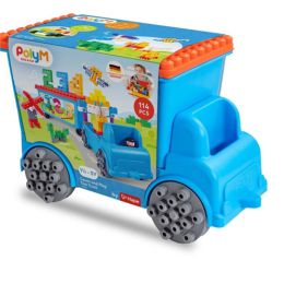 Hape PolyM Count & Play Tow Truck 114pc
