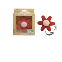Silicone Daisy Spinner Red