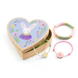 Djeco Cécile's 3 Bracelets in Heart Shaped Box