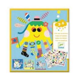 Djeco Create With Stickers Sea Creatures