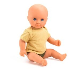 Djeco Pomea Baby Boy Olive Hard Body Doll