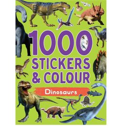 1000 Stickers & Colour Dinosaurs