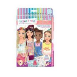 Make It Real Fashion Design Sketchbook Blooming Vibes