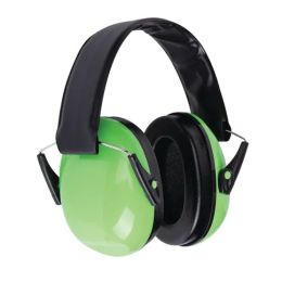 27Db Ear Muffs Hearing Protector - Lime Green