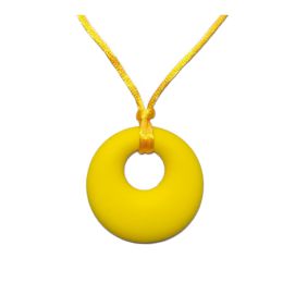 Necklace Sensory Chew – Circle Yellow
