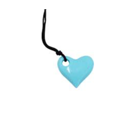 Jellystone Chewable Pendant Heart Aqua Tiffany