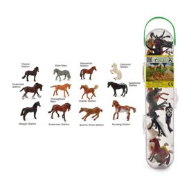 Collecta Gift Set Tube Mini Horses 12pc