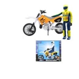 Teama 1:12 Motocross Dirt Bike With Rider
