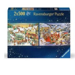 Ravensburger 500pc x 2 Christmas Collection No 1
