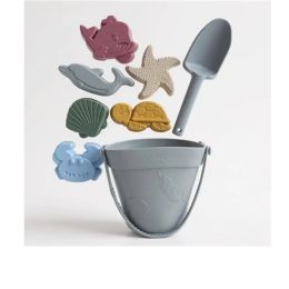Silicone Beach Bucket Set (Grey)