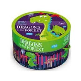 Sassi 30pc Giant Dragon in the Forest Puzzle & Book Set