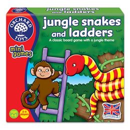 Orchard Toys Mini Jungle Snakes Ladders