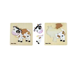 Chunky Puzzle Farm Cow
