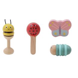 Kaper Kidz Wooden Spring Insect Music Set 4pc