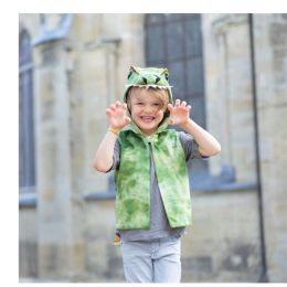Great Pretenders All Day Everyday Green Dino Vest Size 3-4