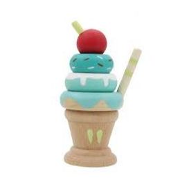 Calm & Breezy Wooden Stacking Icecream Mint