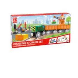 Hape Crossing And Crane Set