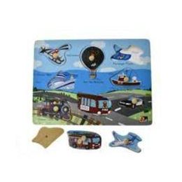 Kaper Kidz 2 In 1 Transport Peg Puzzle