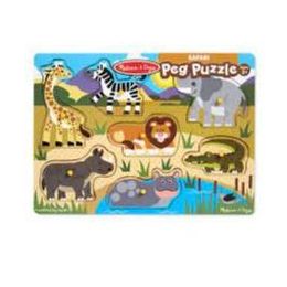 Melissa & Doug Peg Puzzle Safari