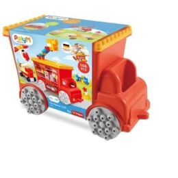 Hape PolyM Fire Rescue Truck 106pc