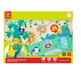 Hape Wild Animals Peg Puzzle